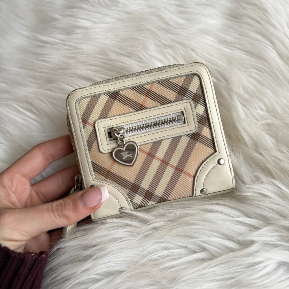 Burberry Plaid Compact Zip Wallet - Picture 3 of 10